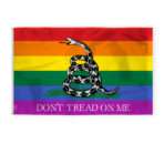 AGAS Large Dont Tread on Me Pride Flag 6x10 Ft