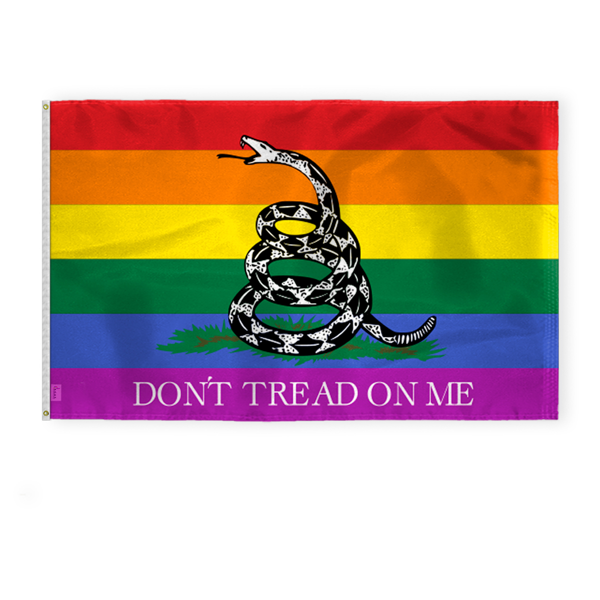 AGAS Large Dont Tread on Me Pride Flag 6x10 Ft