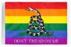 Dont Tread on Me Pride Motorcycle Flag 6x9 inch