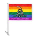 AGAS Dont Tread on Me Pride Motorcycle Flag 6x9 inch
