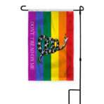 Dont Tread on Me Pride Garden Flag