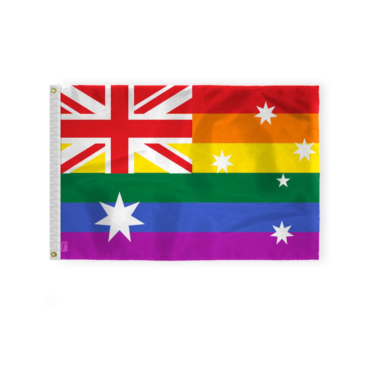 AGAS Australia Pride Flag 2x3 Ft - Printed 200D Nylon