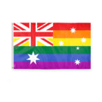 AGAS Australia Pride Flag 3x5 Ft - Polyester - Plated Grommets