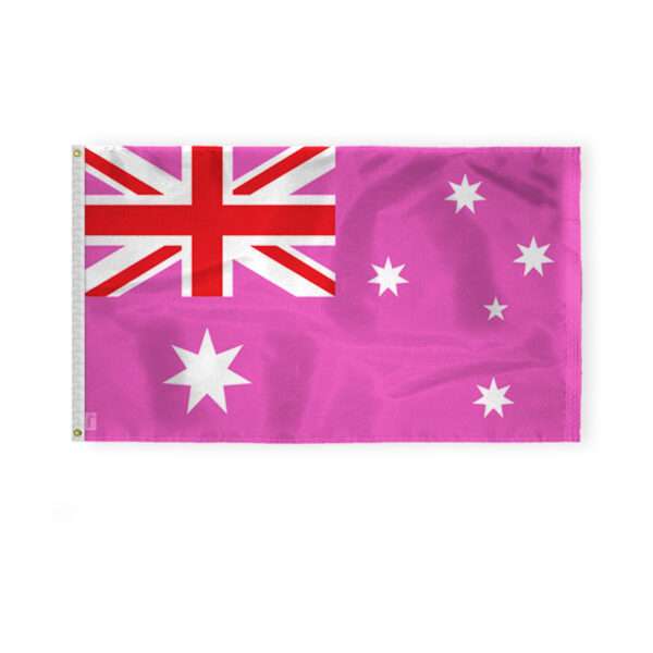 AGAS Australia Pink Pride Flag 3x5 Ft - Printed 200D Nylon
