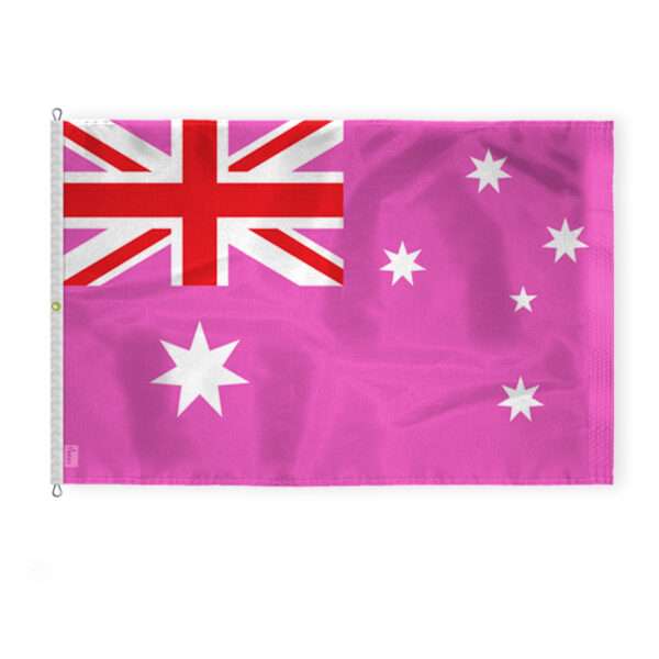 AGAS Large Australia Pink Pride Flag 8x12 Ft