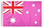 AGAS Australia Pink Pride Motorcycle Flag 6x9 inch