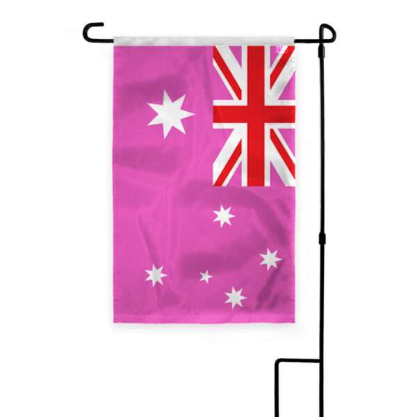 AGAS Australia Pink Australia Pink Pride Garden Flag 12x18 inch