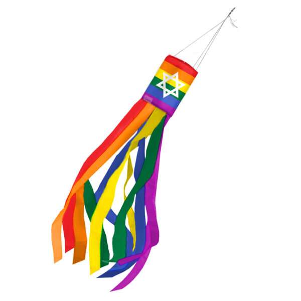 AGAS Israel Rainbow Pride 60 inch Column Windsock