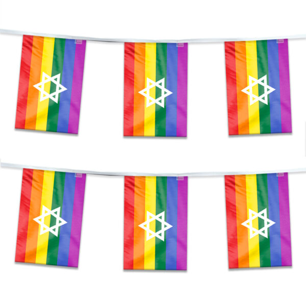 AGAS Israel Rainbow Streamers for Party 60 Ft long