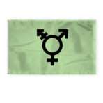 AGAS Israel Jewish Trans Pride Flag 4x6 Ft - Printed 200D Nylon