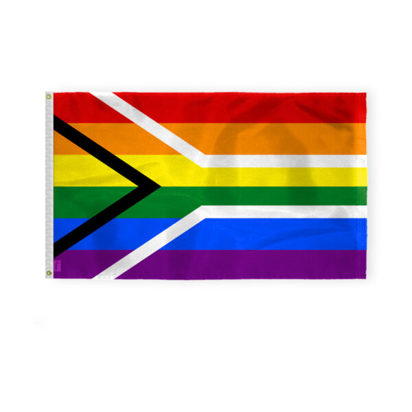 AGAS South Africa Rainbow Gay Pride Flag 3x5 Ft