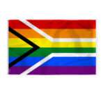 AGAS South Africa Rainbow Gay Pride Flag 4x6 Ft