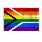 AGAS Large South Africa Rainbow Gay Pride Flag 10x15 Ft