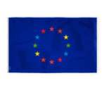 AGAS Large Gay European Flag 6x10 Ft - Printed 200D Nylon
