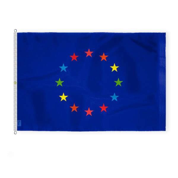 AGAS Large Gay European Flag 8x12 Ft