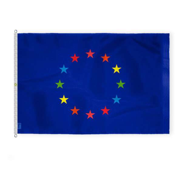 AGAS Large Gay European Flag 10x15 Ft