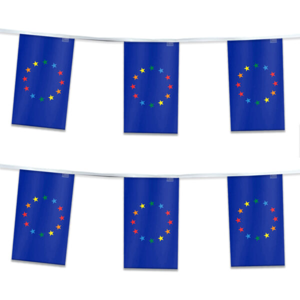 AGAS Gay European Streamers for Party 60 Ft long - 5 Mil Plastic
