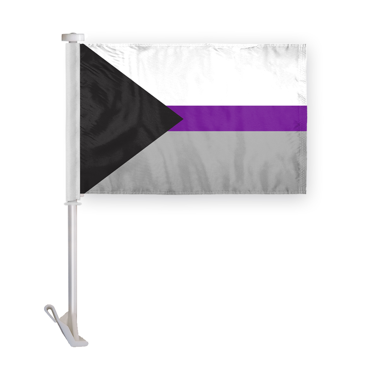 AGAS Demisexual Pride Car Window Flag 10.5x15 inch