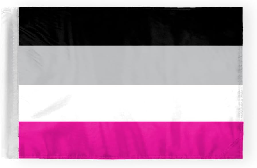 AGAS Gynephilia Pride Motorcycle Flag 6x9 inch