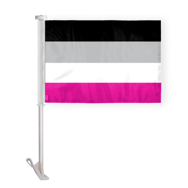 AGAS Gynephilia Pride Car Window Flag 10.5x15 inch