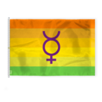 AGAS Large Hermaphrodite Pride Flag 8x12 Ft