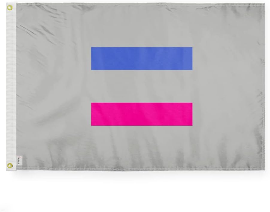 AGAS Androgynous Pride Flag 3x5 Ft - Double Sided Polyester