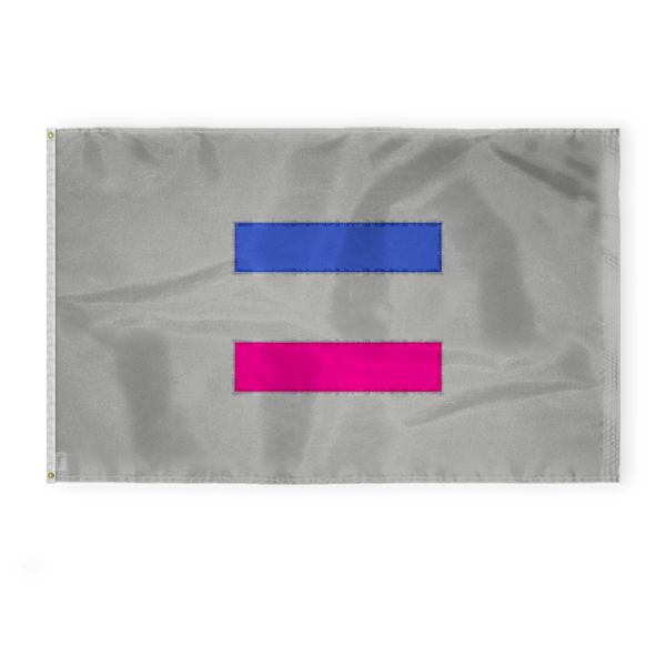 AGAS Androgynous Pride Flag 3x5 Ft - Double Sided Printed 200D Nylon