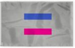 AGAS Androgynous Pride Flag 5x8 Ft - Double Sided Printed 200D Nylon