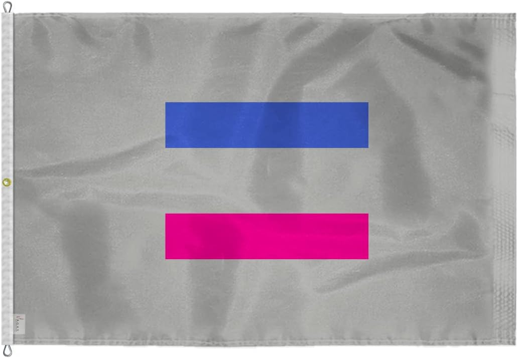 AGAS Large Androgynous Pride Flag 8x12 Ft