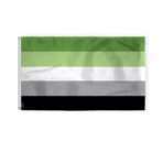 AGAS Aromantic Pride Flag 3x5 Ft - Double Sided Printed 200D Nylon