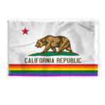 California Pride Flag 4x6 Ft