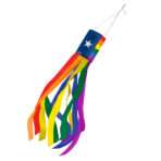 AGAS Texas Rainbow Pride 60 inch Column Windsock