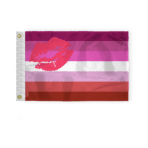AGAS Lipstick Lesbian Pride Boat Nautical Flag 12x18 Inch
