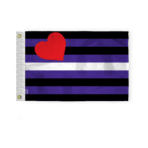 AGAS Leather Pride Mini Flag 12x18 inch