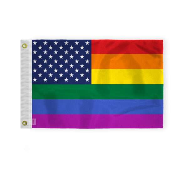 AGAS New Old Glory Pride Boat Nautical Flag 12x18 Inch