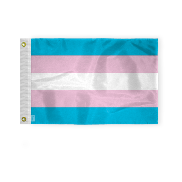 AGAS Small Transgender Boat Nautical Flag 12x18 Inch