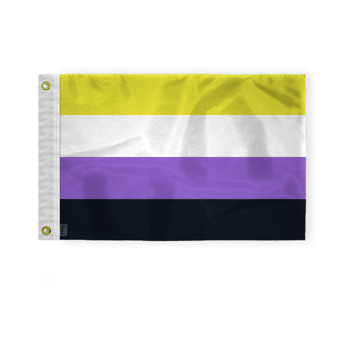 AGAS Non Binary Pride Boat Nautical Flag 12x18 Inch