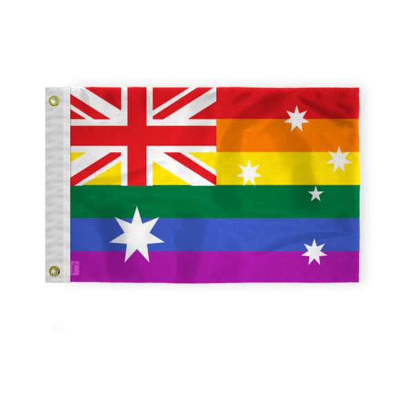 AGAS Australia Pride Boat Nautical Flag 12x18 Inch