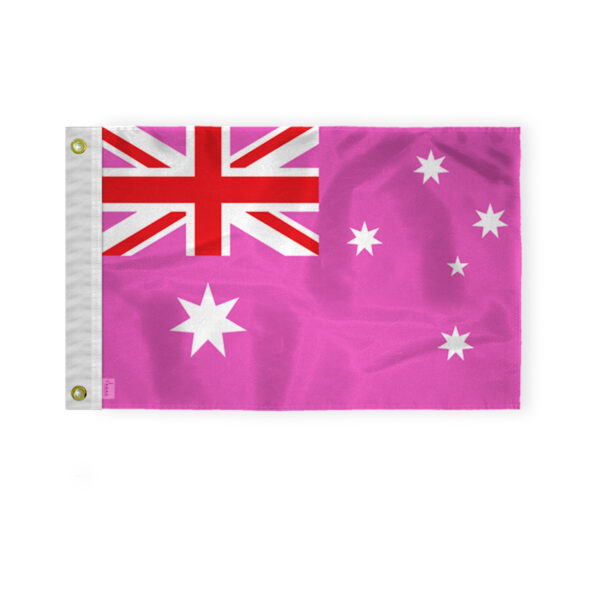 AGAS Australia Pink Pride Boat Nautical Flag 12x18 Inch