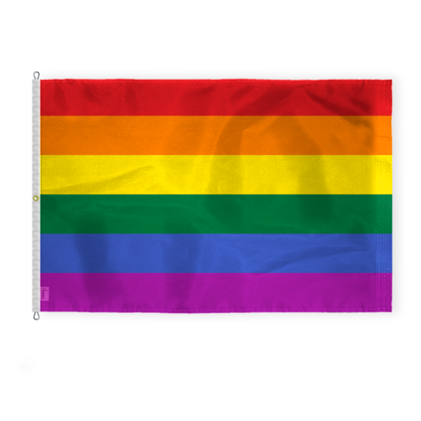 AGAS Rainbow Pride Flag 6 Stripes 8x12 ft