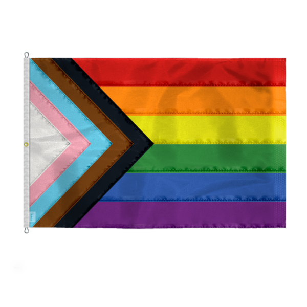 AGAS Flags 8' x 12' Progressive Pride Deluxe Sewn Flag
