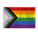AGAS Flags 10'x15' Ft Progressive Printed Flag 6 Stripes