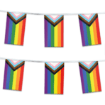 AGAS Flags 60 ' Rectangle Progressive Streamer 6 Stripes