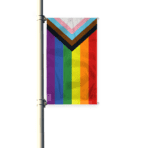 3'x8' Progressive Light Post Banner