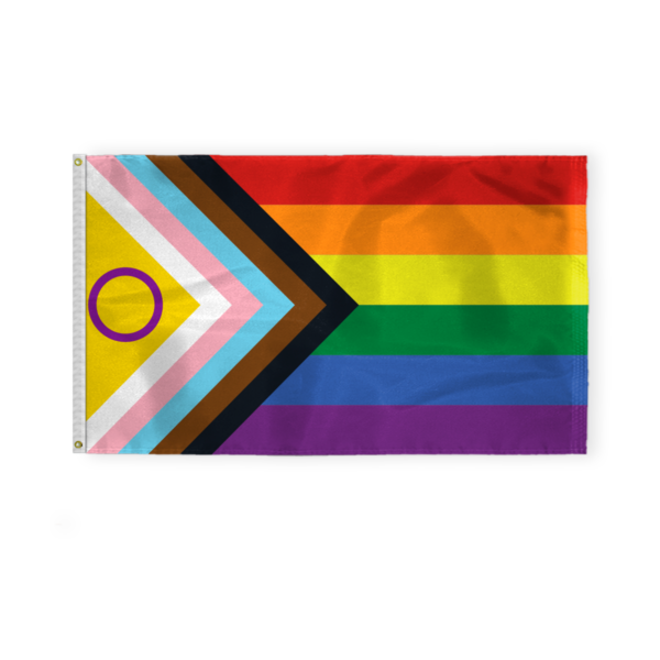 AGAS Intersex Pride Flag 6 Stripes 3x5 ft