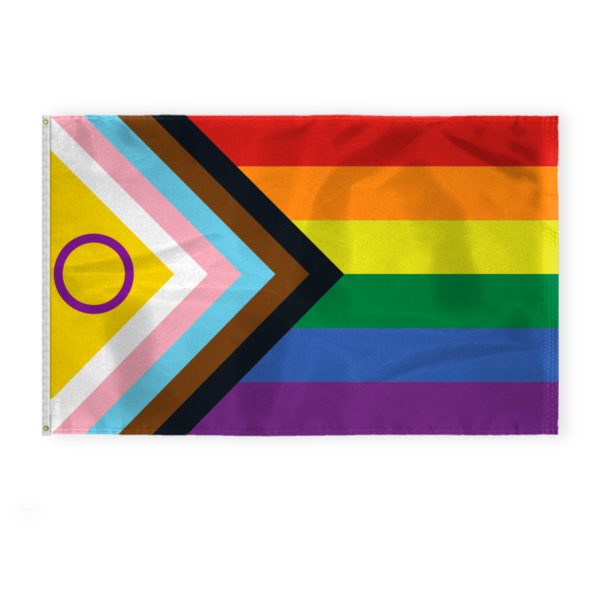 AGAS Flags 4' x 6' Intersex Printed Flag 6 Stripes