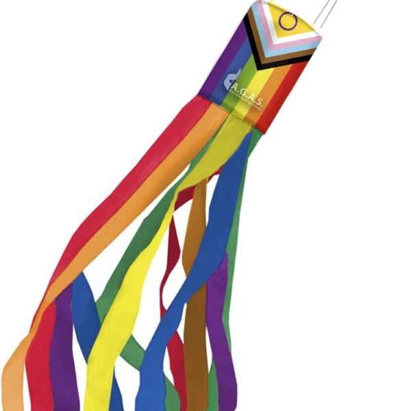 AGAS Flags 60" x 5.5" Multicolor Intersex Windsock