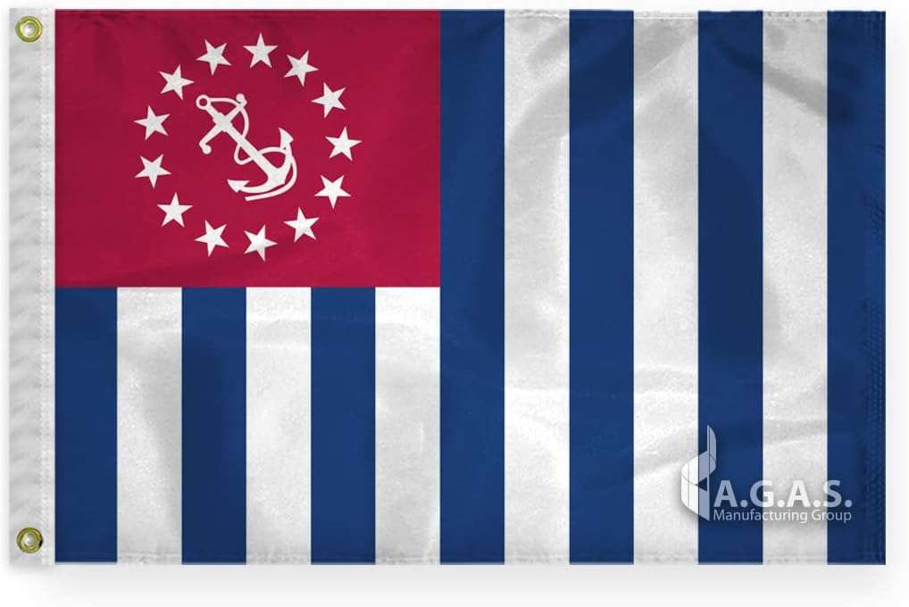 AGAS USPS Yacht Ensign Flag - 12 x 18 Inch - Printed 200D Nylon AGAS USPS Yacht Ensign Flag - 12 x 18 Inch - Printed 200D Nylon