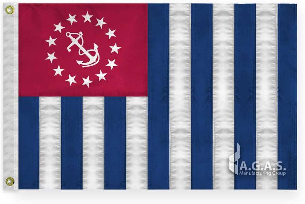 AGAS USPS Yacht Ensign Flag - 12 x 18 Inch - Printed 200D Nylon AGAS USPS Yacht Ensign Flag - 12 x 18 Inch - Printed 200D Nylon