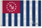 AGAS USPS Yacht Ensign Flag - 20 x 30 Inch - Printed 200D Nylon